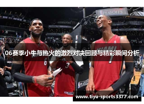 06赛季小牛与热火的激烈对决回顾与精彩瞬间分析